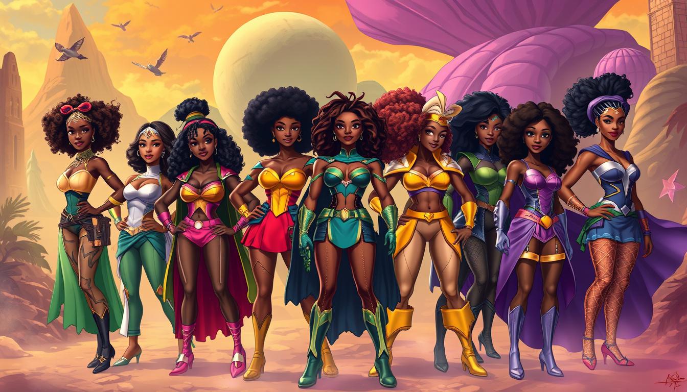 Black heroines in fiction